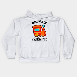 Eisenbahner Nachwuchs Kinder Lokomotive Dampflok Kids Hoodie